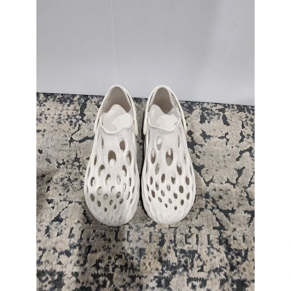 Merrell Hydro Moc White Mens Size 8 Womens 9 Water Shoes Clogs Slip On J003738